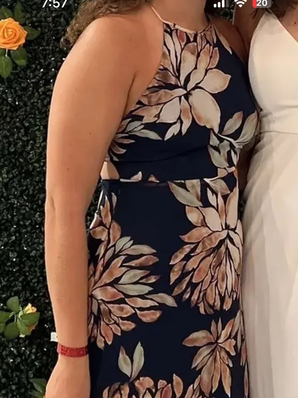 Size Medium Lulus Floral Maxi Dress